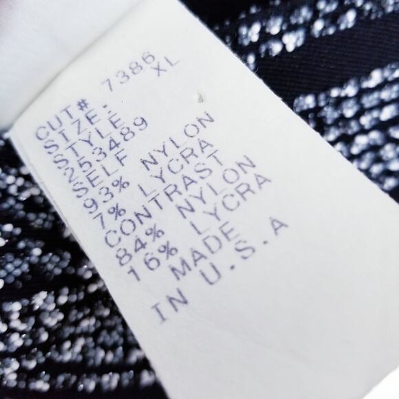 TADASHI SHOJI Vintage Sequin Illusion Sheer Black Sweetheart NL Evening Top 14 - Picture 8 of 10